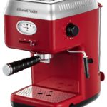 Russell Hobbs Espressomaschine Retro Rot Siebtr?ger