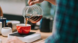 Kaffee wiegen 