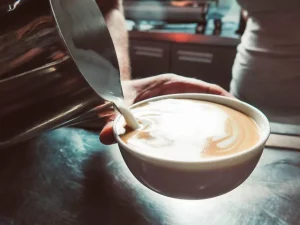 Eine riesen Cappuccino Tasse 