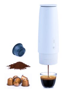 Wei?e tragbare Espressomaschine 