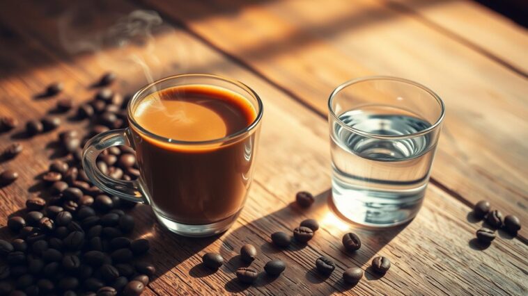 Warum gibt es Wasser zum Espresso?