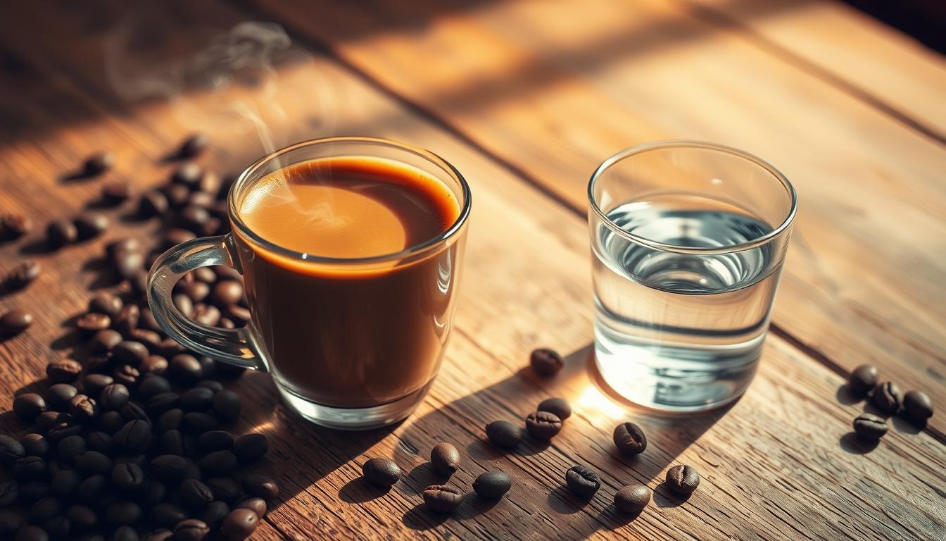 Warum gibt es Wasser zum Espresso?