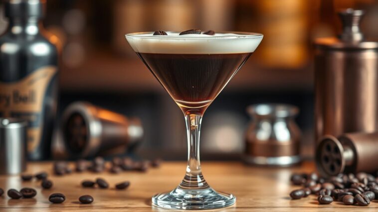 Wie macht man einen Espresso Martini?